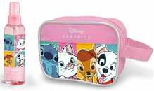 Laste kinkekomplekt Disney Classics kehavärske 100 ml + kosmeetikakott