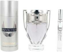 Komplekt meestele Paco Rabanne Invictus EDT 100 ml + EDT 10 ml + deodorant 150 ml