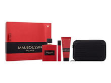 Mauboussin Pour Lui In Red kinkekomplekt meestele (EDP 100 ml + dušigeel 75 ml + EDP 20 ml)