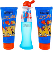 Moschino I Love kinkekomplekt naistele EDT 50 ml + dušigeel 100 ml + kehapiim 100 ml