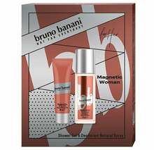 Bruno Banani Magnetic Woman kinkekomplekt naistele: deodorant 75 ml + dušigeel 50 ml