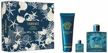 Versace Eros Pour Homme kinkekomplekt meestele EDP 100 ml + mini EDP 5 ml + dušigeel 150 ml
