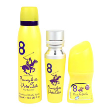 Komplekt naistele Beverly Hills Polo Club 1982 Sport 8 EDP 50 ml + kehasprei 150 ml + roll-on deodorant No.8 50 ml