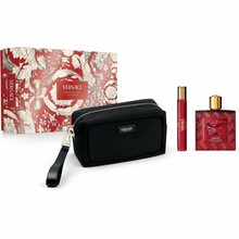 Komplekt meestele Versace Eros Flame EDP 100 ml + EDP 10 ml + kosmeetikakott