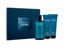 Kingikomplekt meestele Davidoff Cool Water EDT 125 ml + aftershave palsam 75 ml + dušigeel 75 ml