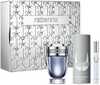 Paco Rabanne Invictus kinkekomplekt: tualettvesi 100 ml + deodorant 150 ml + minitualettvesi 10 ml