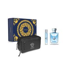 Versace Pour Homme kinkekomplekt meestele: EDT 100 ml + EDT 10 ml + kosmeetikakott