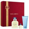 Komplekt meestele Dolce & Gabbana Light Blue Pour Homme EDT 75 ml + EDT 4,5 ml + dušigeel 50 ml