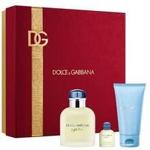 Komplekt meestele Dolce & Gabbana Light Blue Pour Homme EDT 75 ml + EDT 4,5 ml + dušigeel 50 ml