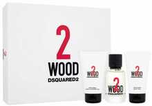 Dsquared2 2 Wood kinkekomplekt meestele: tualettvesi 50 ml + dušigeel 50 ml + kehakreem 50 ml