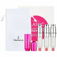 Travalo Classic HD täidetavate lõhnapihustite komplekt 3 x 5 ml, roosa