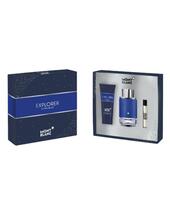 Kinkekomplekt meestele Mont Blanc Explorer Ultra Blue EDP 100 ml + dušigeel 100 ml + mini EDP 7.5 ml