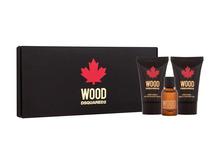 Dsquared2 Wood EDT 5 ml kinkekomplekt meestele, dušigeel 25 ml + habemeajamisjärgne palsam 25 ml