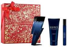 Carolina Herrera Bad Boy Cobalt kinkekomplekt meestele EDP 100 ml, 3 tk
