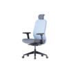 Kontoritool Up Up Athene CHAIR MEISTER CO, must, hall + sinine kangas