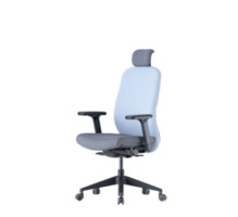 Kontoritool Up Up Athene CHAIR MEISTER CO, must, hall + sinine kangas