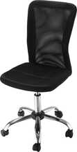 Ergonoomiline kontoritool Vinsetto, kandevõime kuni 100 kg, must