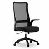 Kontoritool SENSE7 Juno, 62 x 60.5 x 108.5 - 116.5 cm, must