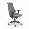 Kontoritool Rubio Halmar, 60 x 66 x 101 - 109 cm, hall/must