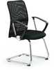Kontoritool Vire Skid Halmar, must