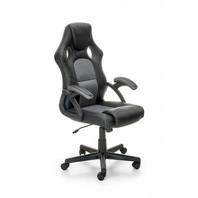 Kontoritool Halmar Berkel, 63 x 62 x 108 - 117 cm, must/hall