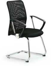 Kontoritool Vire Skid Halmar, must