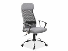 Kontoritool Q-345 BLACK RED WHITE, hall