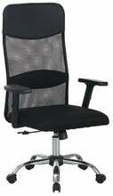 Kontoritool Alex Black Red White, 61 x 68 x 108-118 cm, must