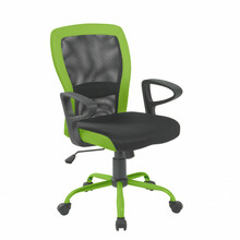 Kontoritool Leno Evelekt, 60 x 57 x 91 - 98.5 cm, hall/roheline