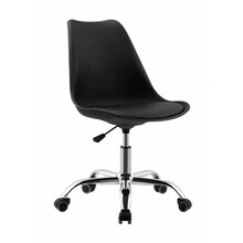 Kontoritool Domoletti DR-N18-1012, 55 x 49 x 82 - 95 cm, must