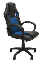 Kontoritool Enzo Top E Shop, 63 x 60 x 108 - 118 cm, sinine/must