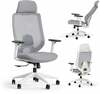 Kontoritool Nakai Sense7, 57 x 72.5 x 115 - 124.5 cm, valge/hall