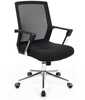 Kontoritool Songmics OBN83B, 60 x 60 x 92 - 101.5 cm, must