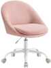 Kontoritool Songmics, 60 x 60 x 80-90 cm, pastellroosa