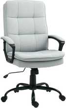 Kontoritool HOMCOM, ergonoomiline, käetugedega, reguleeritava kõrgusega, hall