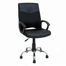 Töötool Roby Home4you, 64 x 58.5 x 102 - 112 cm, must