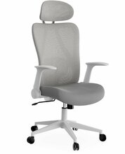 Kontoritool Noxo Sense7, 69 x 69 x 115 - 124 cm, valge/hall