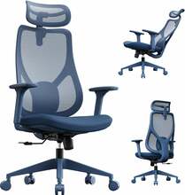 Kontoritool Moyo Sense7, 57 x 72.5 x 112 - 121.8 cm, sinine