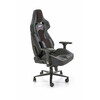 Kontoritool Baldur Halmar, 75 x 75 x 129 - 134 cm, hall/must