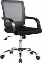 Töötool Visano Home4you, 57 x 56,5 x 88-95,5 cm, must