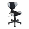 Kontoritool Pipa Home4you, 58 x 48 x 78 - 87 cm, must/hall