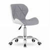 Kontoritool Avola Leobert, 55.5 x 53.5 x 73.5 - 86.5 cm, valge/hall