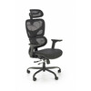 Kontoritool Gotard Halmar, 75 x 71 x 114 - 126 cm, must