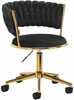 Kontoritool ratastega 4Rico Activshop, QS-GW01G, must samet