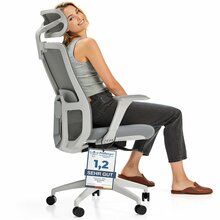 Kontoritool Desktronic SitOne, 60 x 67.5 x 115.5 - 125 cm, hall