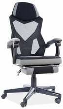 Kontoritool Q-939 Signal Meble, 48 x 56 x 108 - 120 cm, must/hall