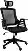 Kontoritool Merano Home4you peatoega, 64,5 x 49 x 96-103 cm, must