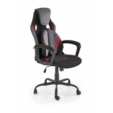 Kontoritool Jensen Halmar, must/hall/punane