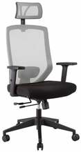 Kontoritool Joy Home4you, 64 x 64 x 115-125 cm, must/hall