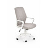 Kontoritool SPIN 2 Halmar, hall/valge